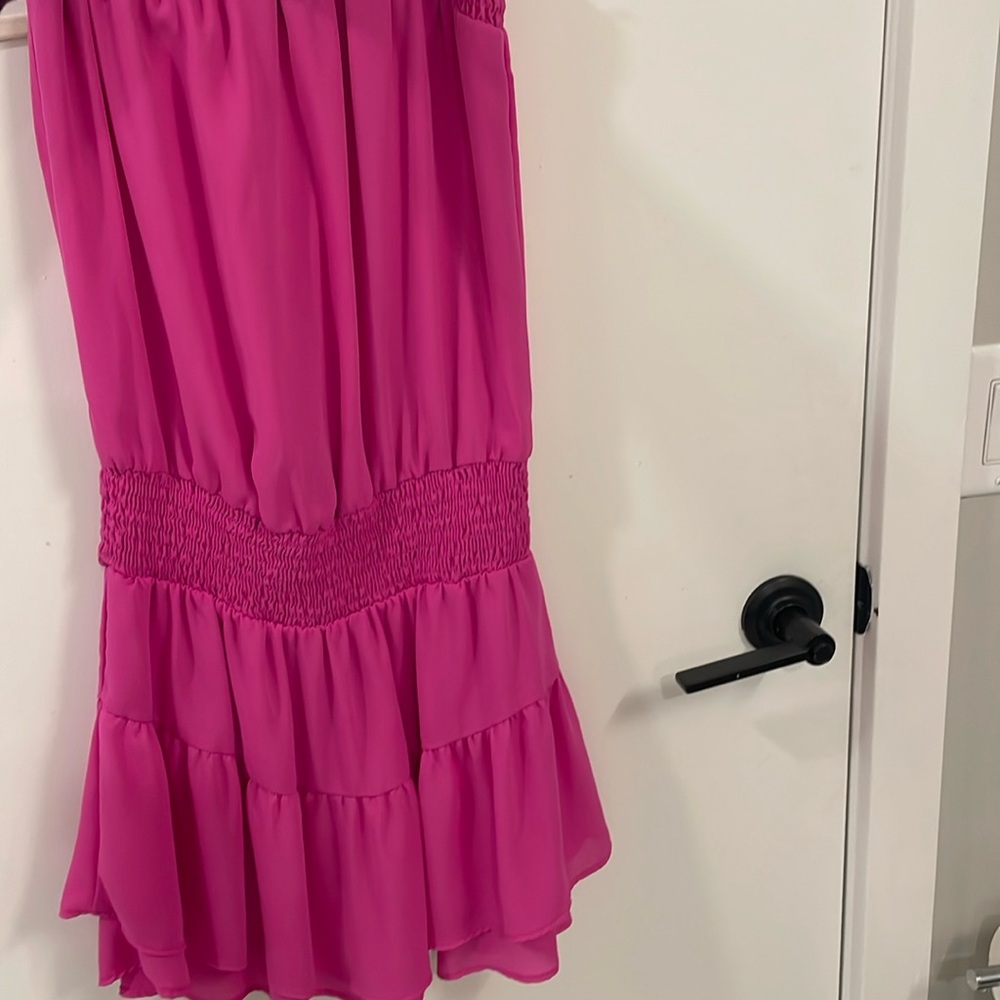 Hot pink dress